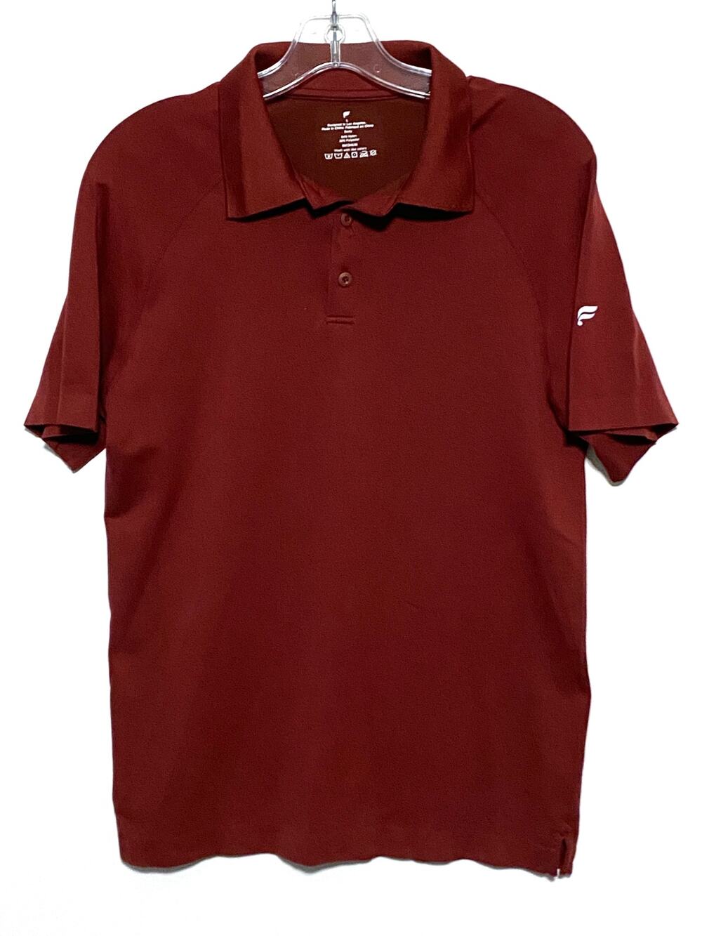 Fabletics The Training Day Polo Shirt Mens S Athleisure Golf Performance Sporty